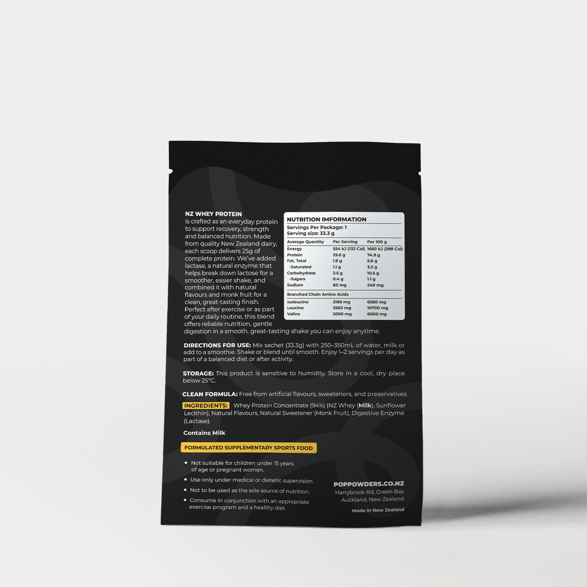 Coconut Caramel Single Serve Sachet