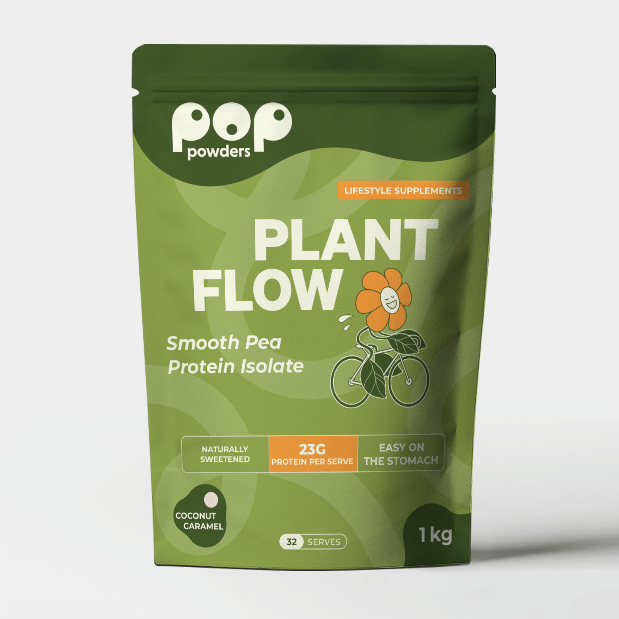Plant Flow — Smooth Pea Protein Isolate | POP Powders